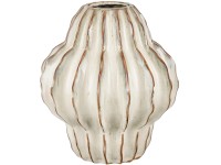 Mica Decorations Keramická váza Altea, bílá, pr. 24,5 x 28 cm