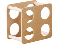 OBI Dřevěný regál na víno pro 4 láhve