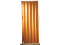 Dveře shrnovací PVC 90x200 cm buk