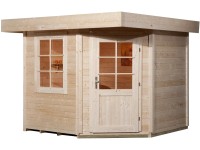 Weka Designový zahradní domek 213 Plus vel. 1, přírodní, 238 x 238 cm