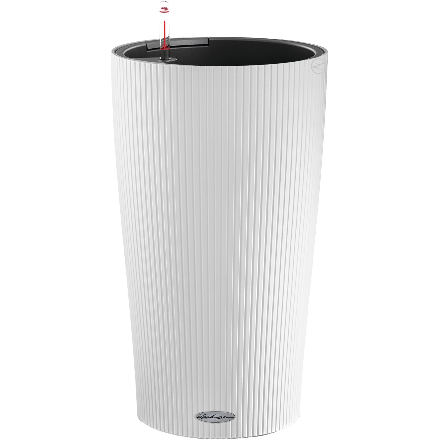 Lechuza Květináč Cilindro Color 23 bílý, 410 x 230 x 230 mm