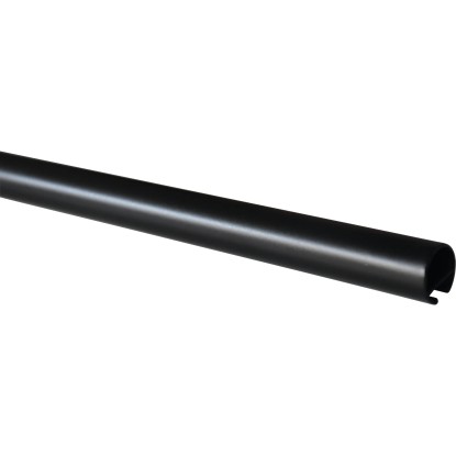 GARDINIA Záclonová tyč Chicago s vnitř.drážkou černá matná pr. 20 mm x 160 cm