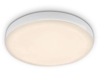 Briloner Vestavné LED svítidlo Plat 1 ks, bílé, pr. 10 cm, teplá bílá