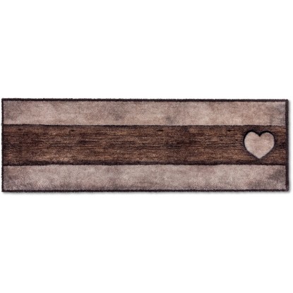 Astra Vstupní čisticí rohož Pure & Soft, dřevo srdce, 50 x 150 cm