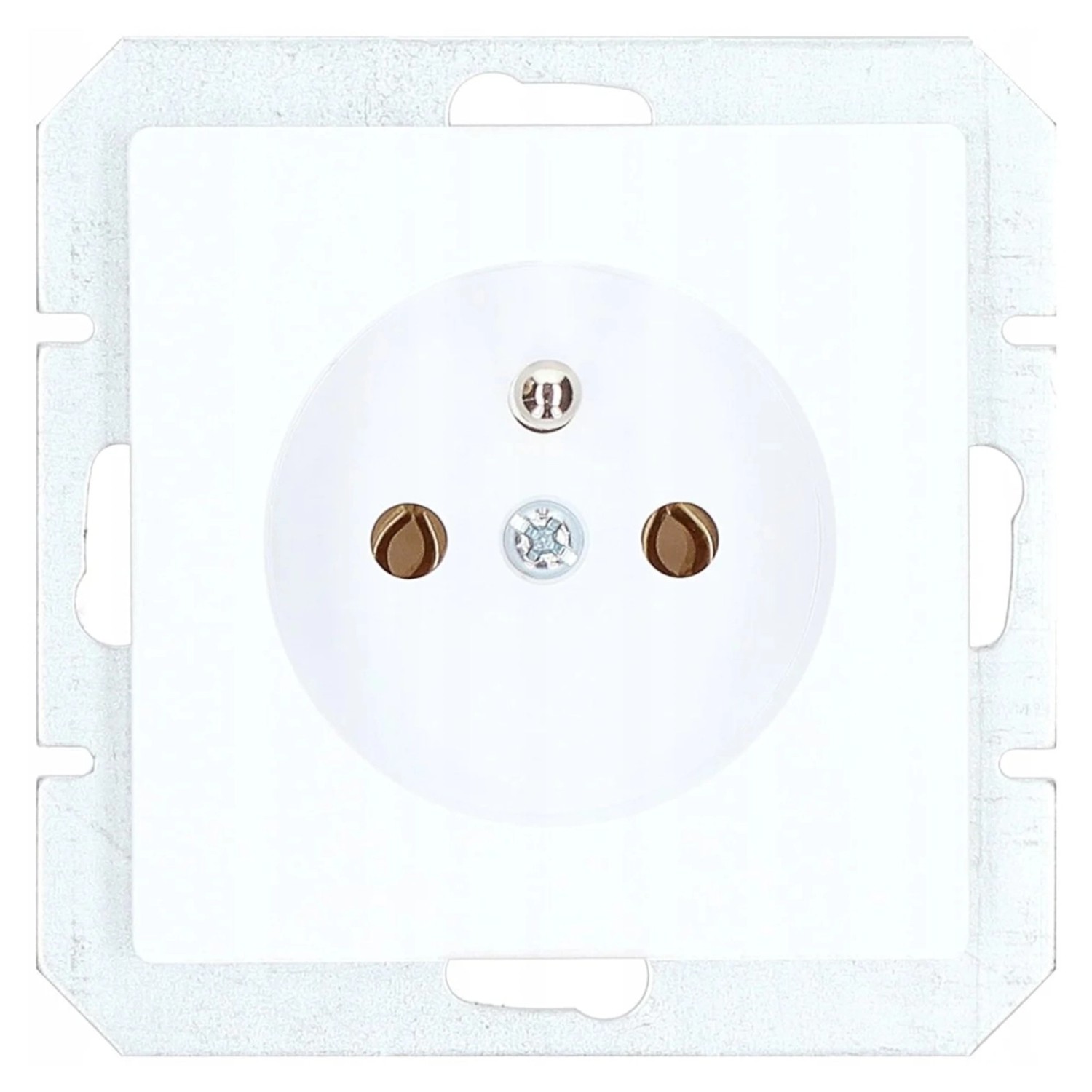 Zásuvka 2P+PEMedium bílá