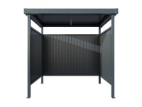 Floraworld Multifunkční přístřešek SMOKE, antracitová, 204 x 214 x 214 cm