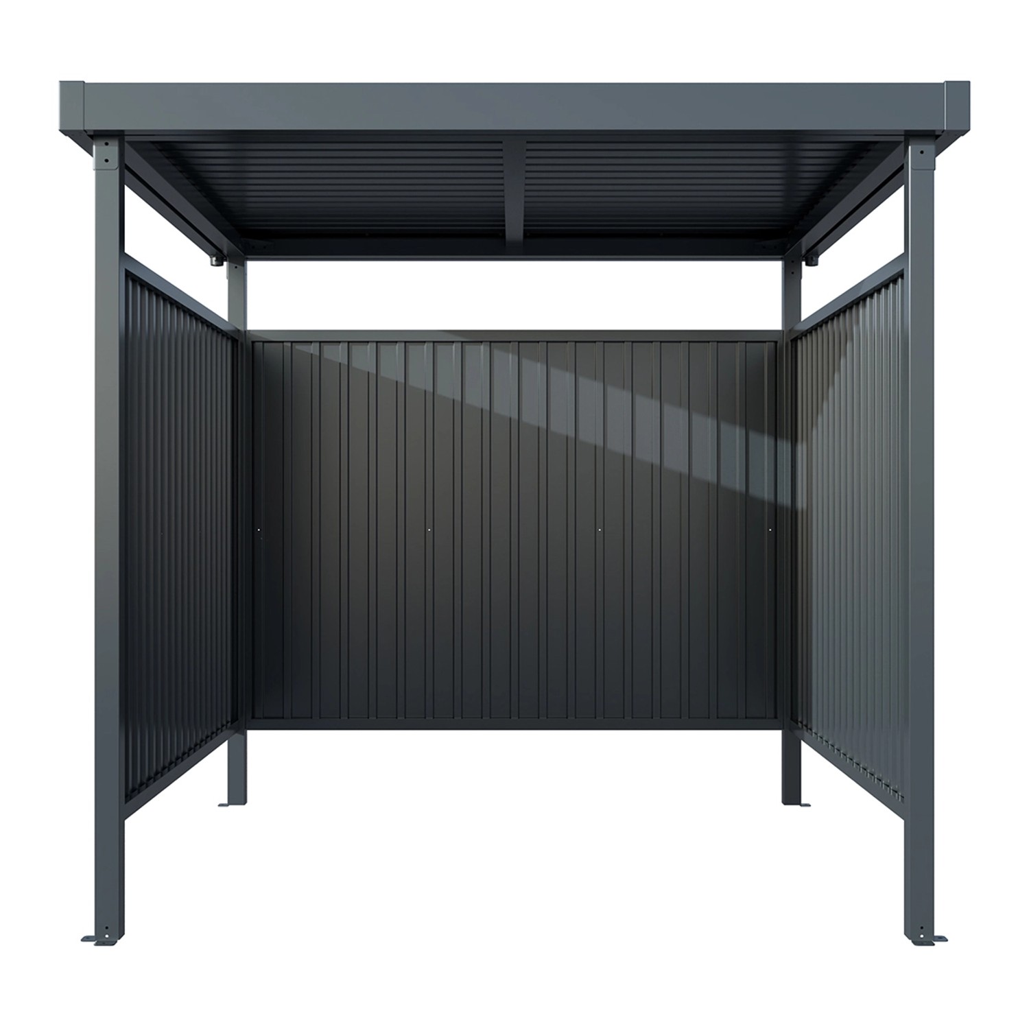 Floraworld Multifunkční přístřešek SMOKE, antracitová, 204 x 214 x 214 cm