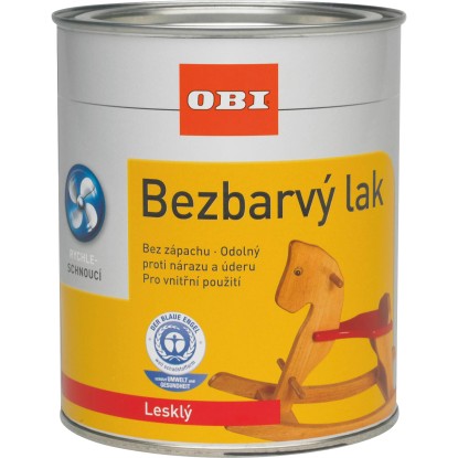 OBI Bezbarvý lak na dřevo lesklý 375 ml