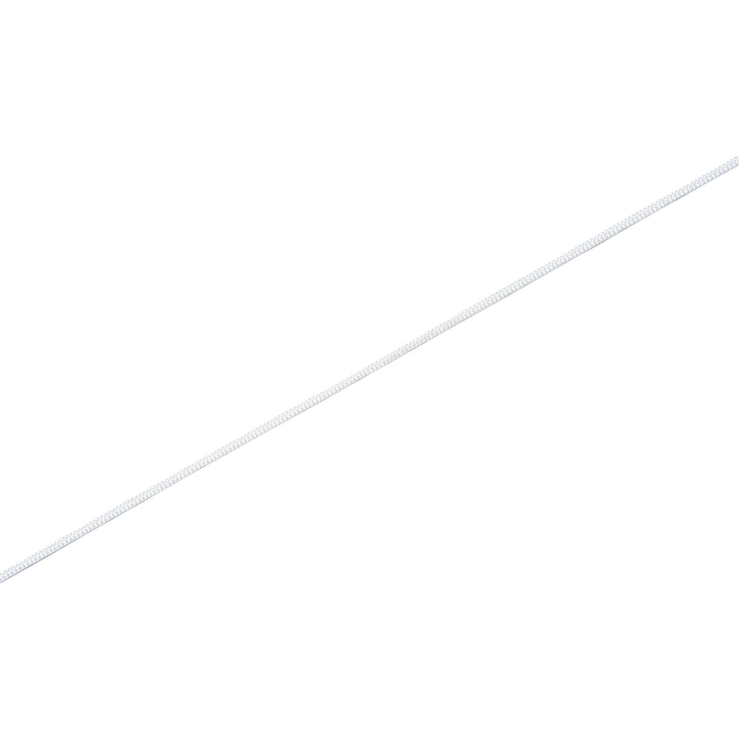 LUX Polyesterové žaluziové lanko pletené bílé, pr. 2,8 mm - metráž