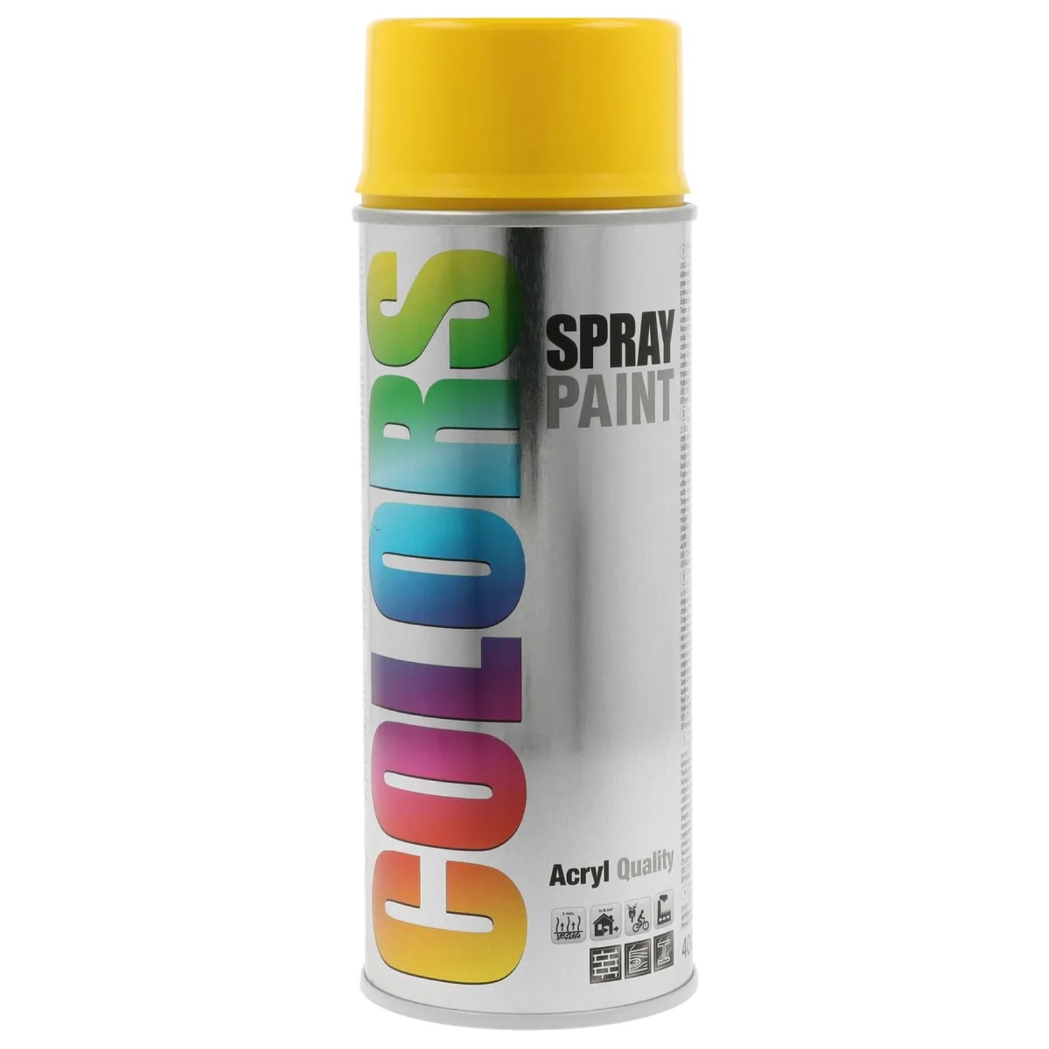 Lak ve spreji COLORS RAL 1023 dopravní žlutá lesklá 400 ml