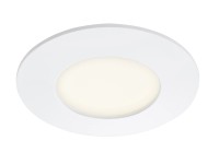 Briloner LED vestavné svítidlo FLAT IN bílé, 3 ks, 85 x 25 mm