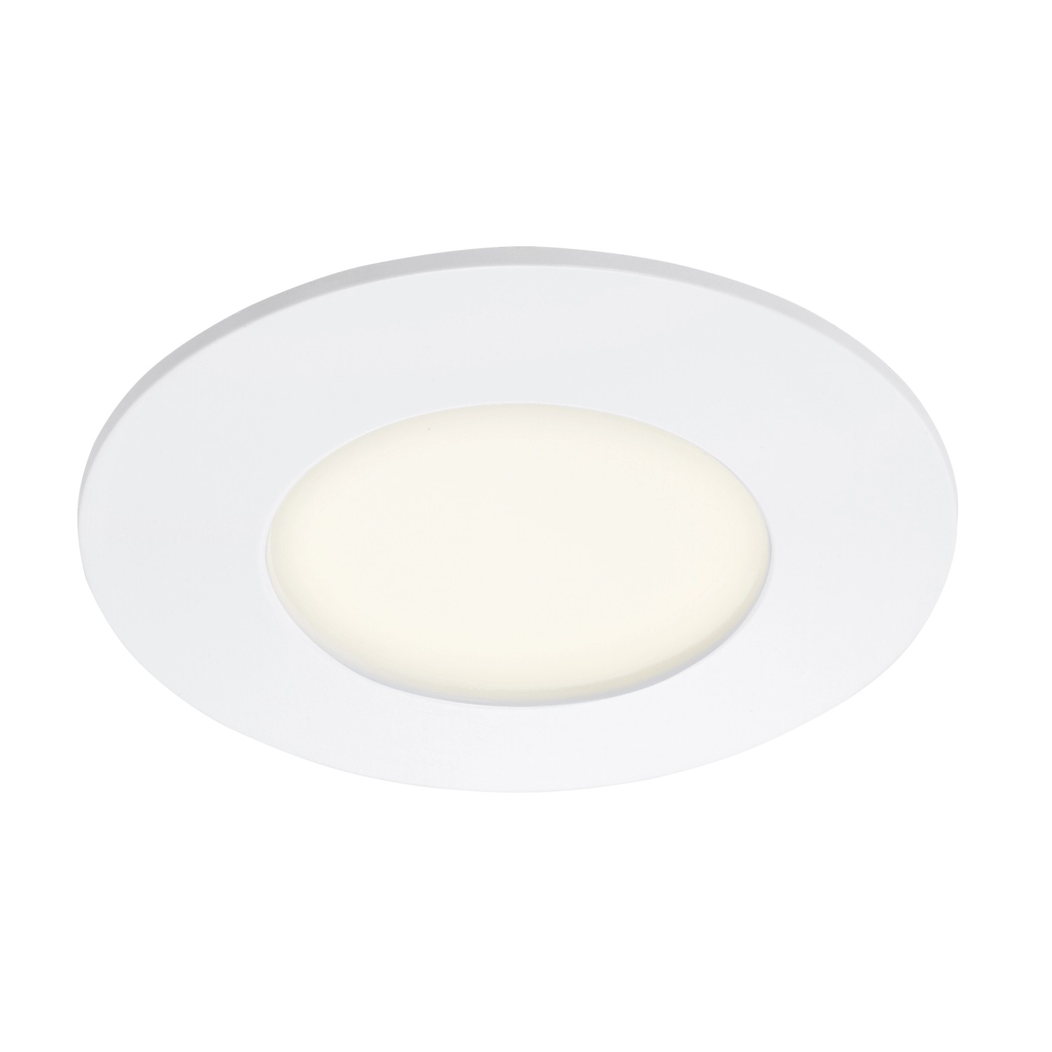 Briloner LED vestavné svítidlo FLAT IN bílé, 3 ks, 85 x 25 mm