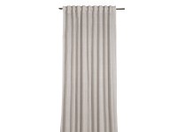 Sehlbach Závěs se skrytými poutky, struktura s bavlnou, přírodní, 245 x 135 cm