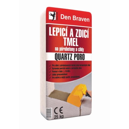 Den Braven Lepicí a zdicí tmel na pórobetony a cihly QUARTZ PORO 25 kg