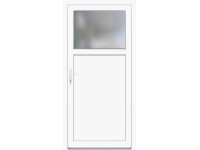 Panto Plastové vedlejší vchodové dveře K504-88, bílá, 88 x 198 cm, L Panto Plastové vedlejší vchodové dveře K504-88, bílá, 88 x 198 cm, L