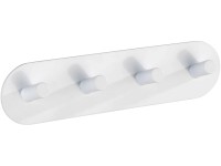 Wenko Lišta s háčky Piceno Quadro bílá matná