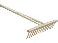 NOHEL GARDEN Hrábě dřevěné 14 kolíků s násadou