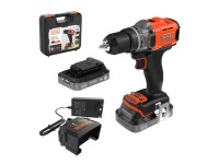 Black+Decker Aku šroubovák BCD382D2XK-QW, 18 V, sada 2x Aku