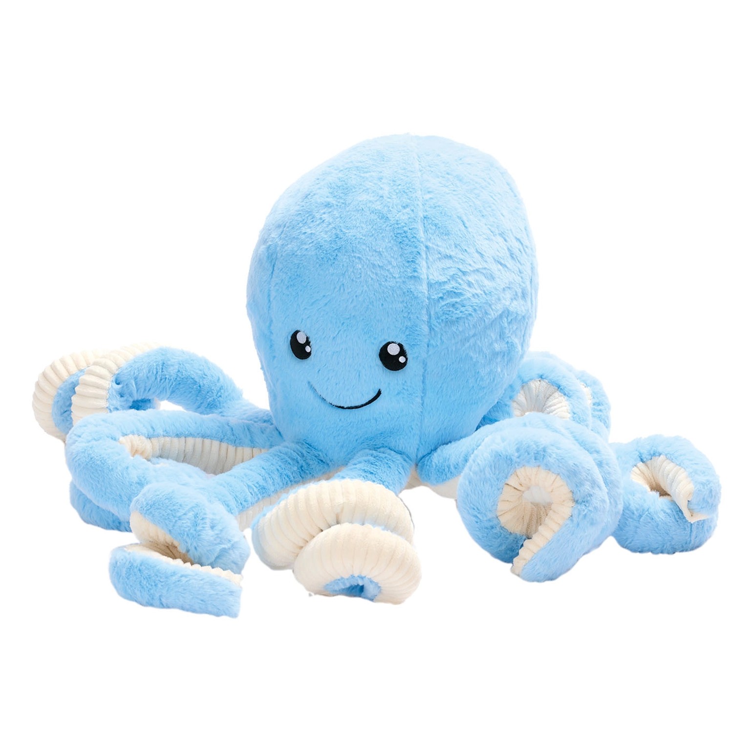 Plyšová chobotnice, modrá, 70 cm