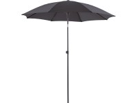 Balkonový slunečník Hermosa, antracitová, pr. 200 cm