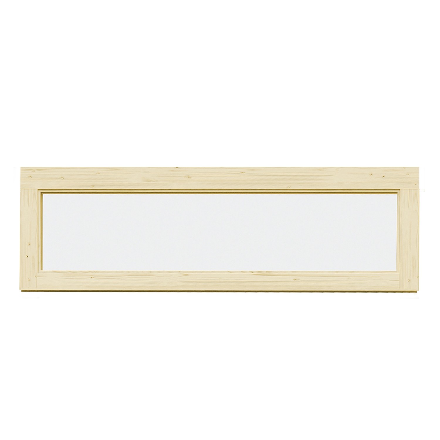 Weka Pevné okno pro dřevěný zahradní domek Batu, přírodní, 150 x 45 cm