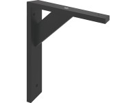 Dřevěná konzole černá, 195 x 165 mm