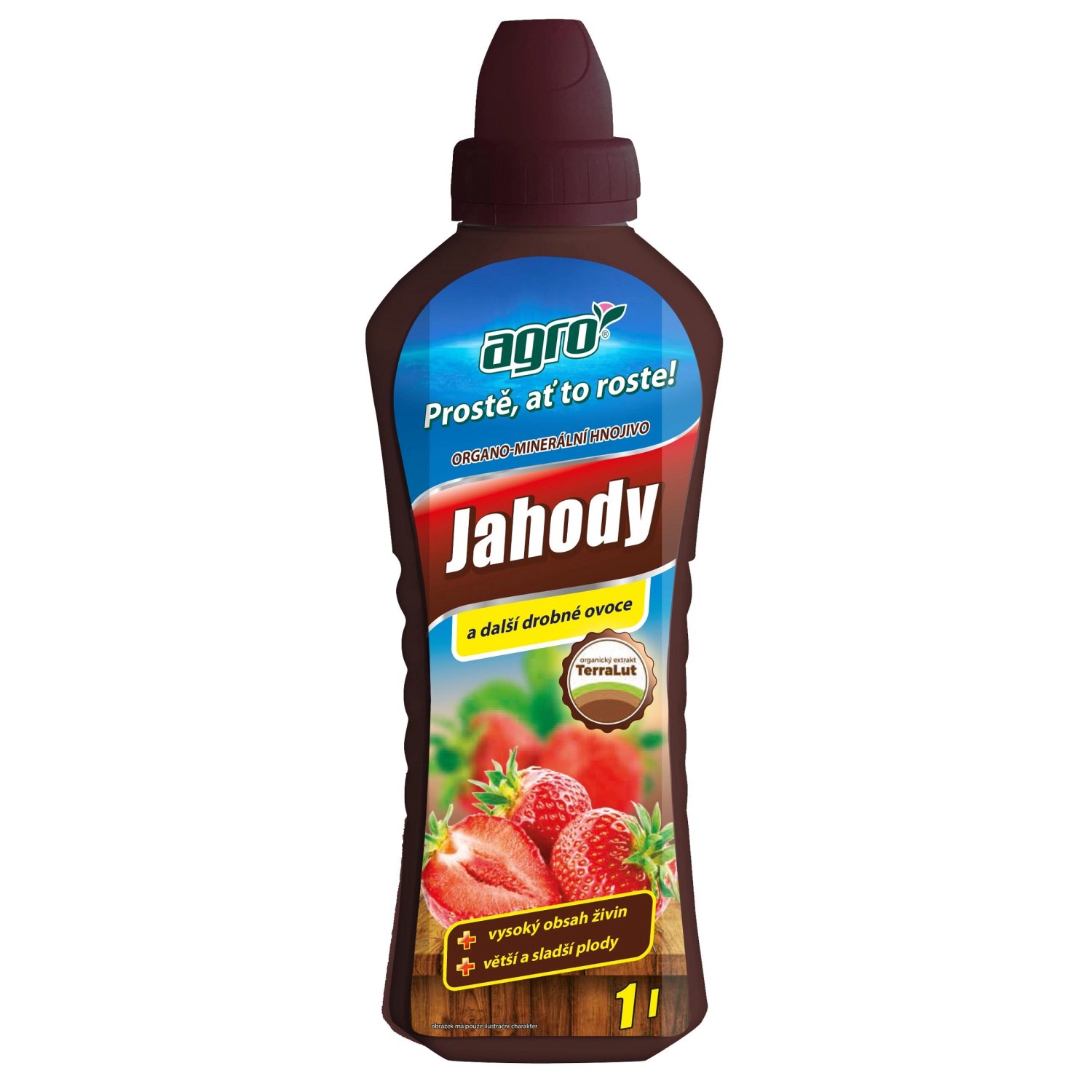 Agro Organo-minerální kapalné hnojivo na jahody a drobné ovoce 1 l