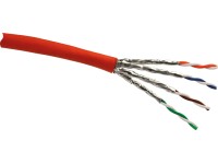 Schwaiger Síťový kabel S/STP CAT 7 oranžový 25 m