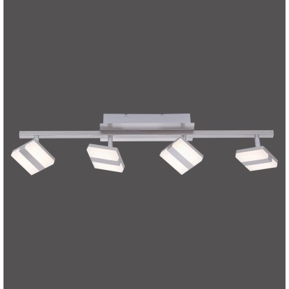 Just Light. Chytré stropní LED sv. Sabi (Lola) 4bod. s ovladačem, 73 x 12 cm