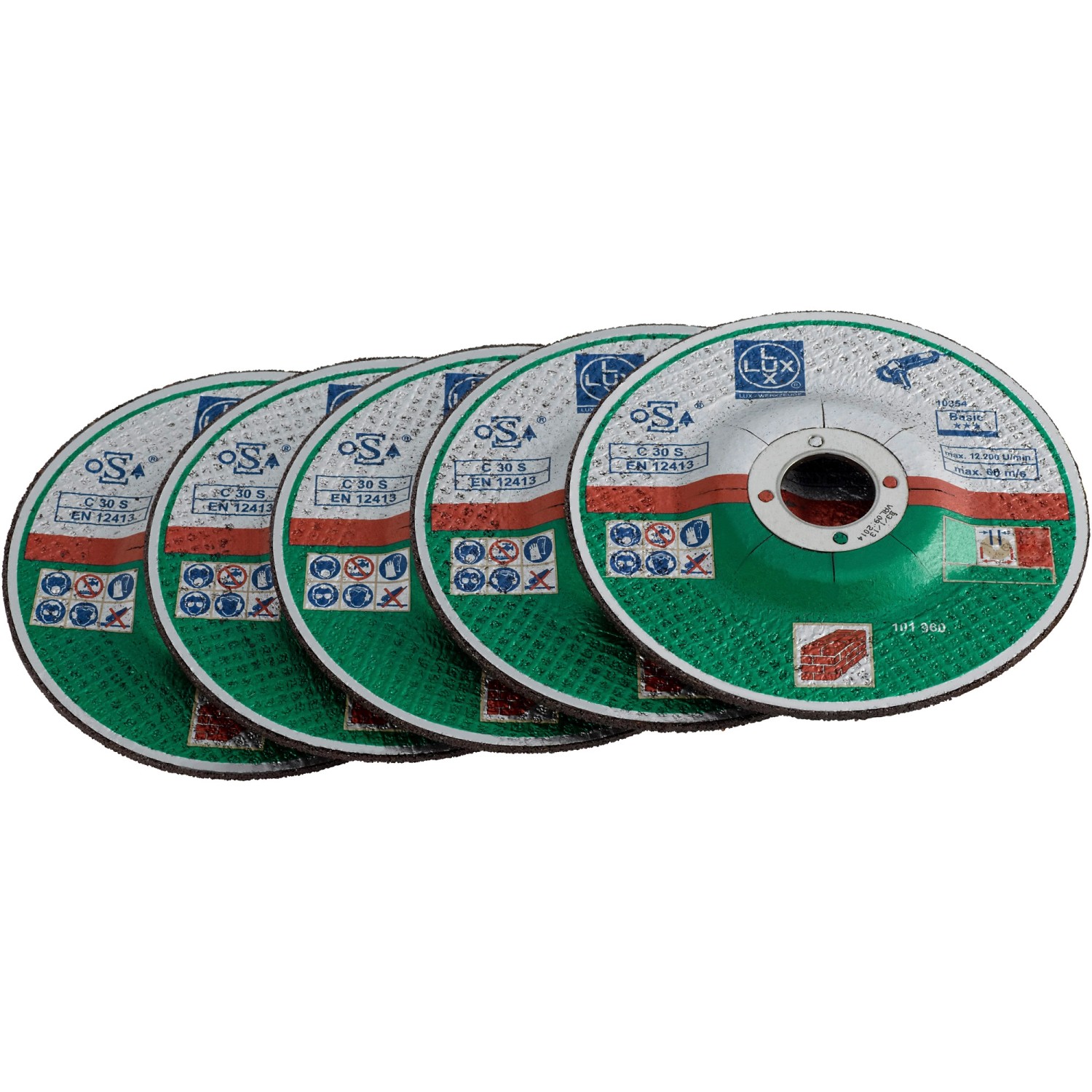 LUX-TOOLS Řezný kotouč na kámen pr. 230 x 3,0 x 22,23 mm, 5 ks