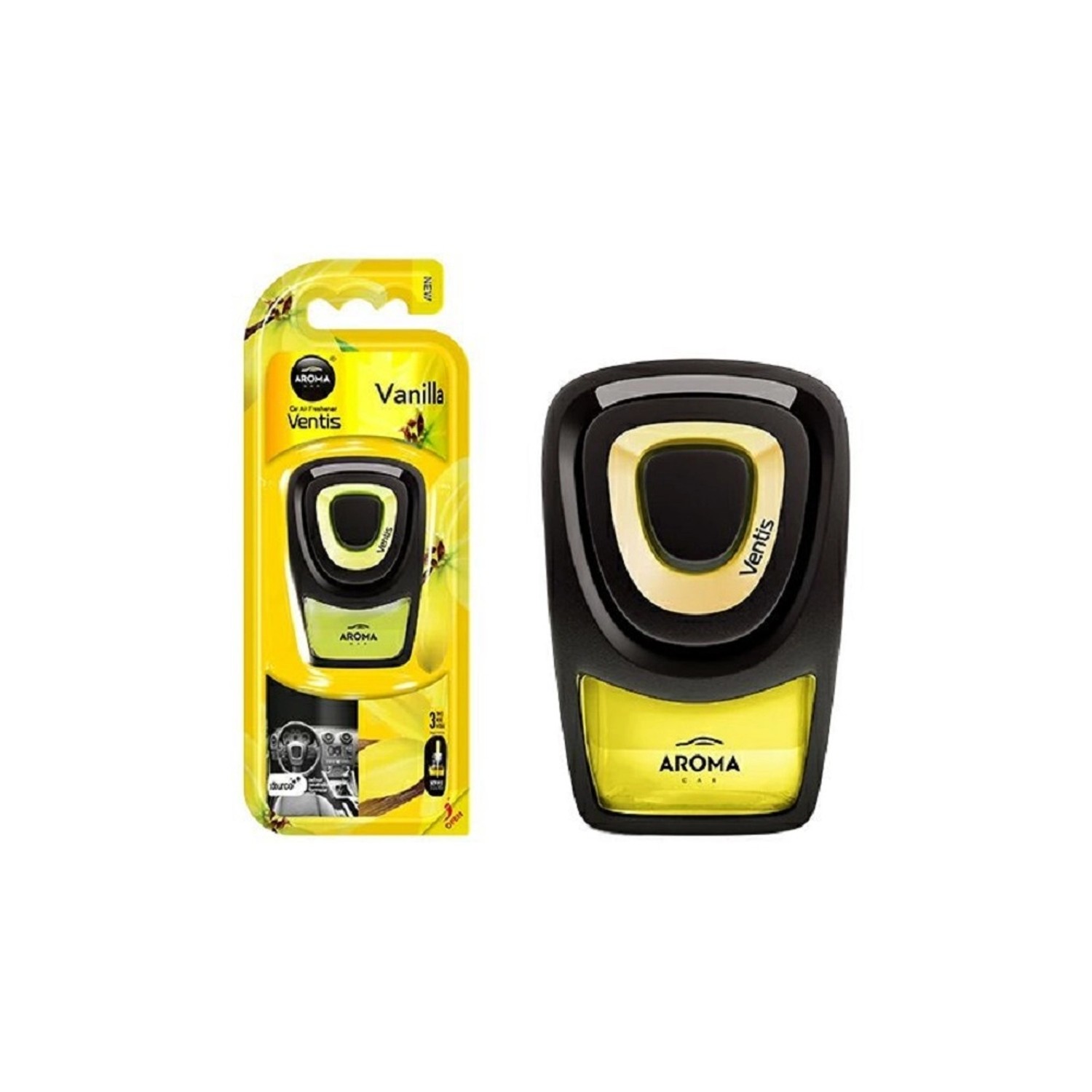 Aroma car Osvěžovač do mřížky VENTIS vanilla