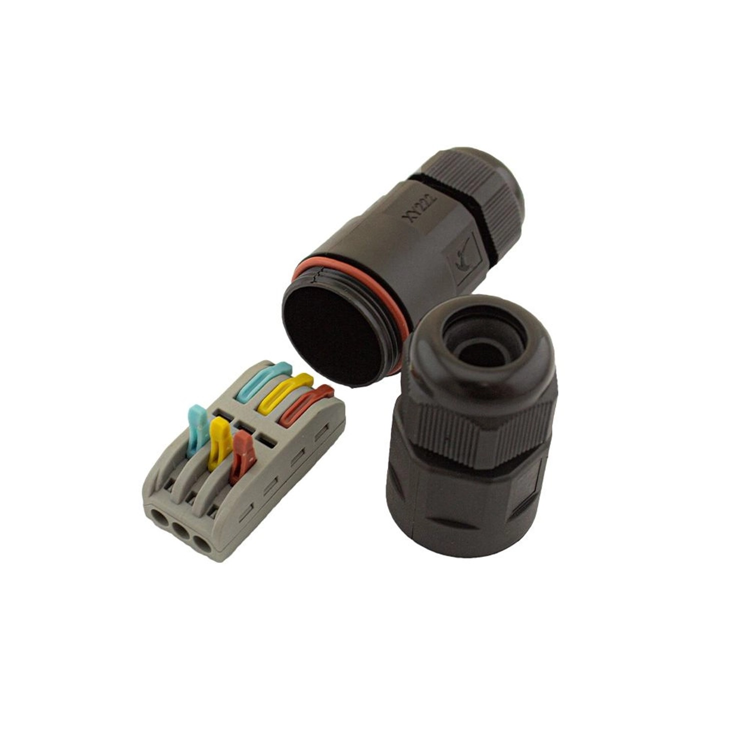 FK Technics Kabelová spojka bezšroubová IP68, typ I, 3x2,5mm2, 250V/16A