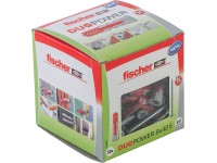 Fischer Hmoždinka DuoPower 8 x 40 S se šrouby, 50 ks