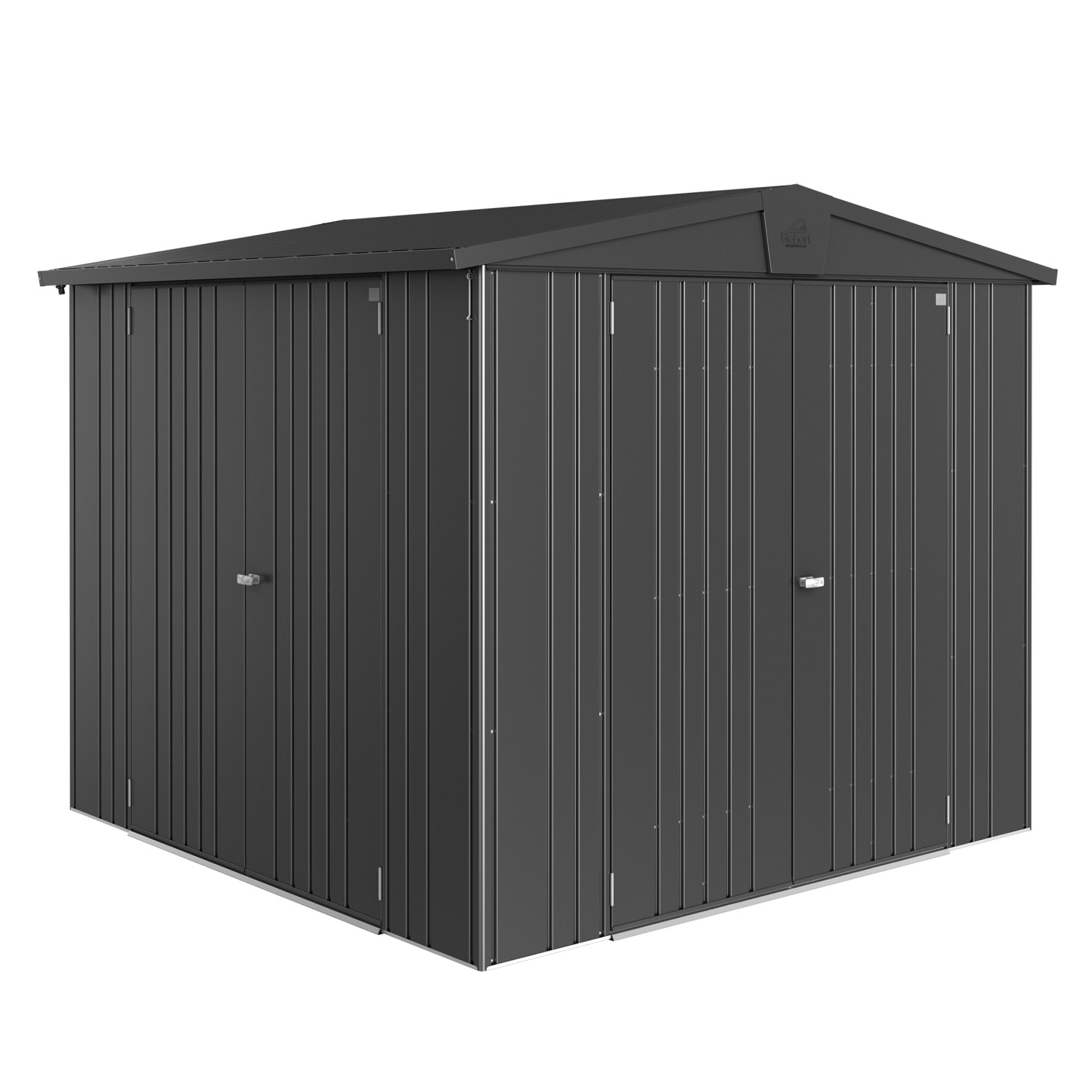 Biohort Přídavné dvoukřídlé dveře pro domek Europa tmavě šedé 172 x 148 cm