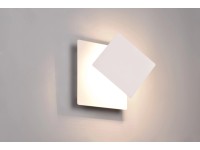 TRIO LED nástěnné svítidlo MIO kov/bílé matné 6 W, 560 lm, 3000 K, 18 x 18 cm