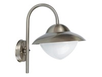 OBI LIGHTING Venkovní nástěnné svítidlo Lao IP44, nerez, 33,5 x 33 x 26,5cm