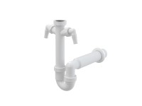 Alcadrain Sifon trubkový s převlečnou maticí 6/4