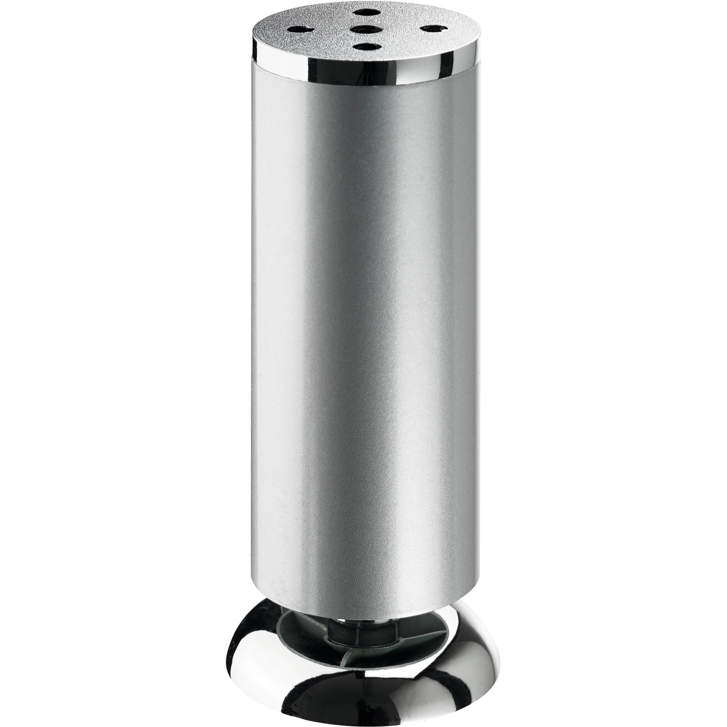 Hettich Soklová noha 150 mm - 160 mm matný chrom