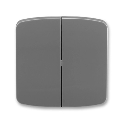 ABB Kryt spínače TANGO 3558A-A652 S2 kouřově šedý 20,1 x 62,25 x 62,25 mm