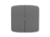 ABB Kryt spínače TANGO 3558A-A652 S2 kouřově šedý 20,1 x 62,25 x 62,25 mm