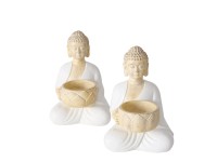 Boltze Svícen Buddha Jamory různé druhy 15 x 10 x 10 cm, 1 ks Boltze Svícen Buddha Jamory různé druhy 15 x 10 x 10 cm, 1 ks