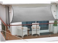 Floracord Balkonová stínící plachta, antracitová, 270 x 140 cm