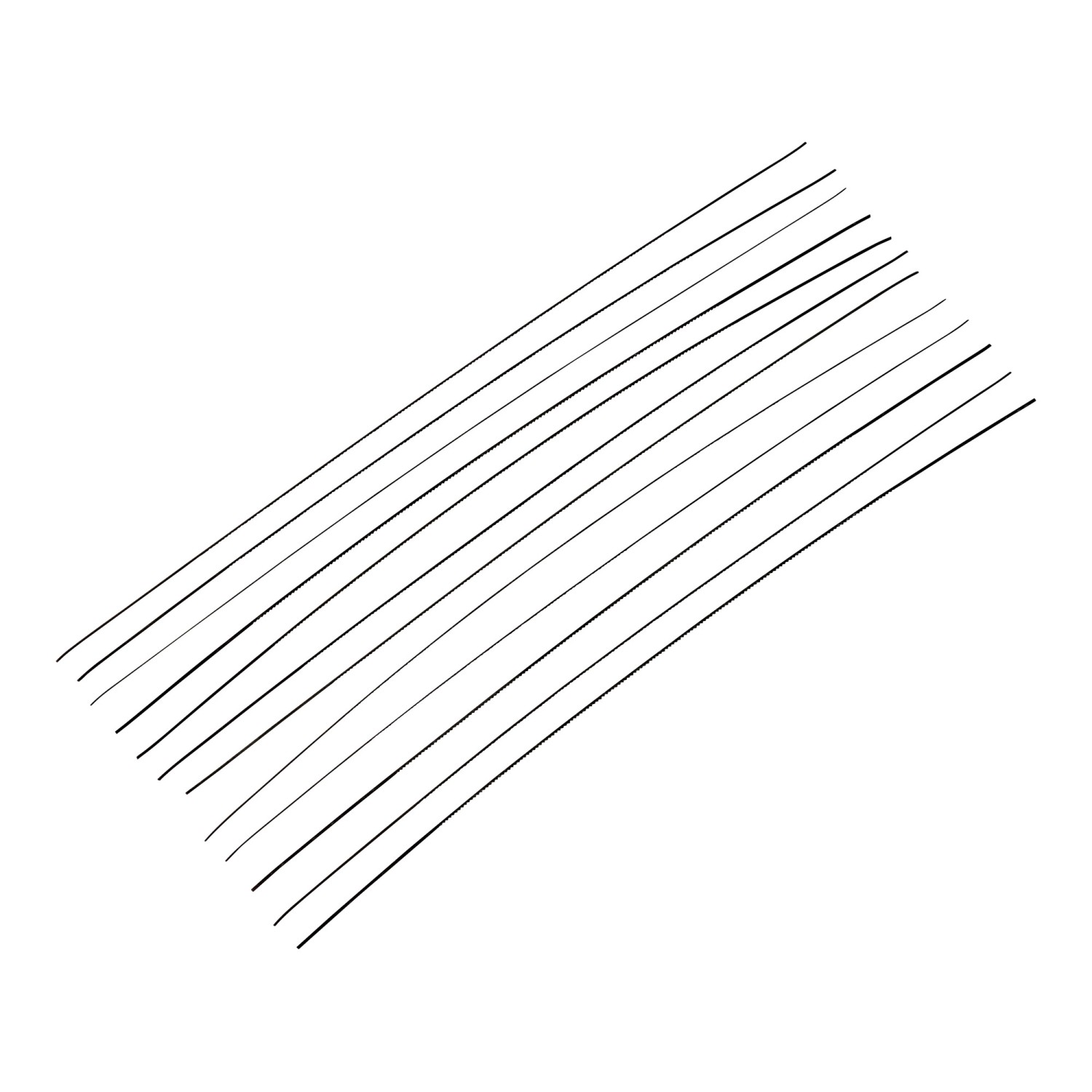 LUX Listy lupínkové pily na kov velikost 0 Comfort