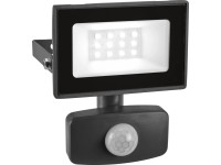 BWO LED reflektor 10 W 900 lm 5000 K IP44 šedý 12 x 9 x 5 cm s detektorem pohybu
