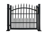 Floraworld Dekor. jednokřídlá branka Avignon k přip.hmožd. antracit 120 x 110 cm