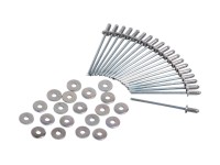 LUX-TOOLS Trhací nýty a podkládací podložky 4 x 6 mm