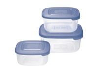 Tontarelli Sada dóz na potraviny čtverec, modrá, 3 ks