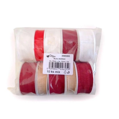 Ditipo Stuha látková Nordic, různé druhy, 1 ks, 2 m x 15 mm