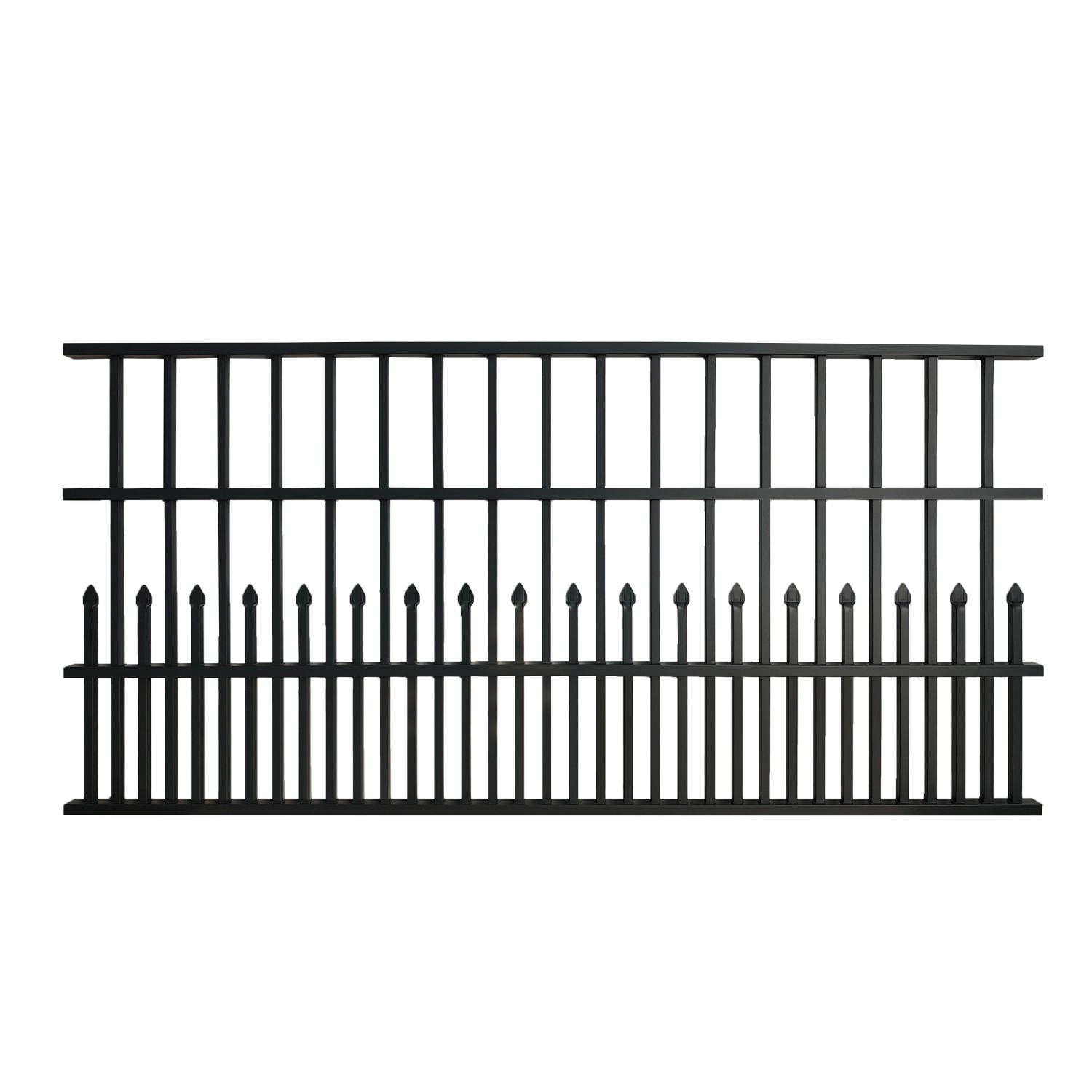 Floraworld Dekorativní hliníkový plot Bremen antracit 201 x 100 cm