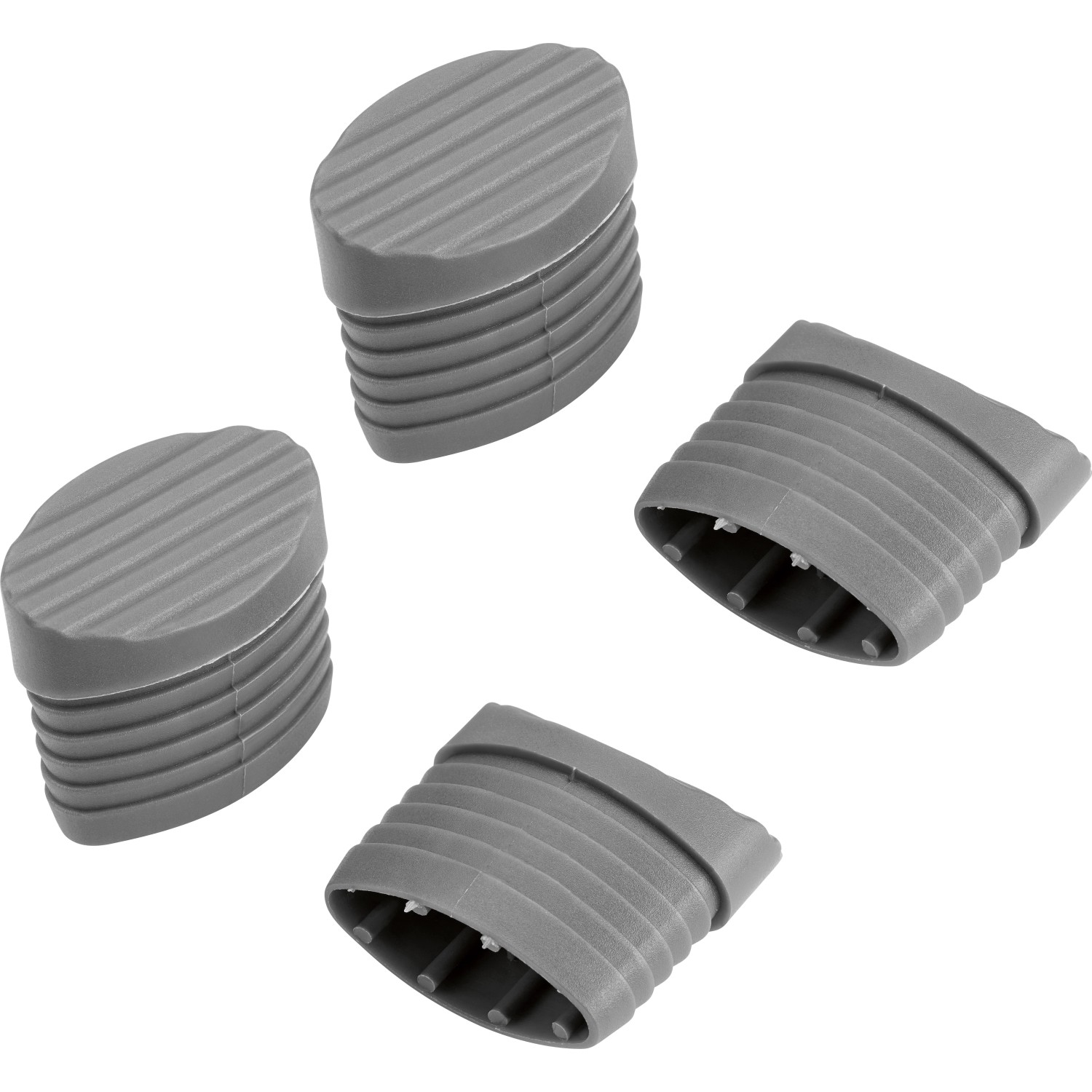 Náhradní krytky nohou pro skládací/relaxační křeslo Vigo, 4 ks